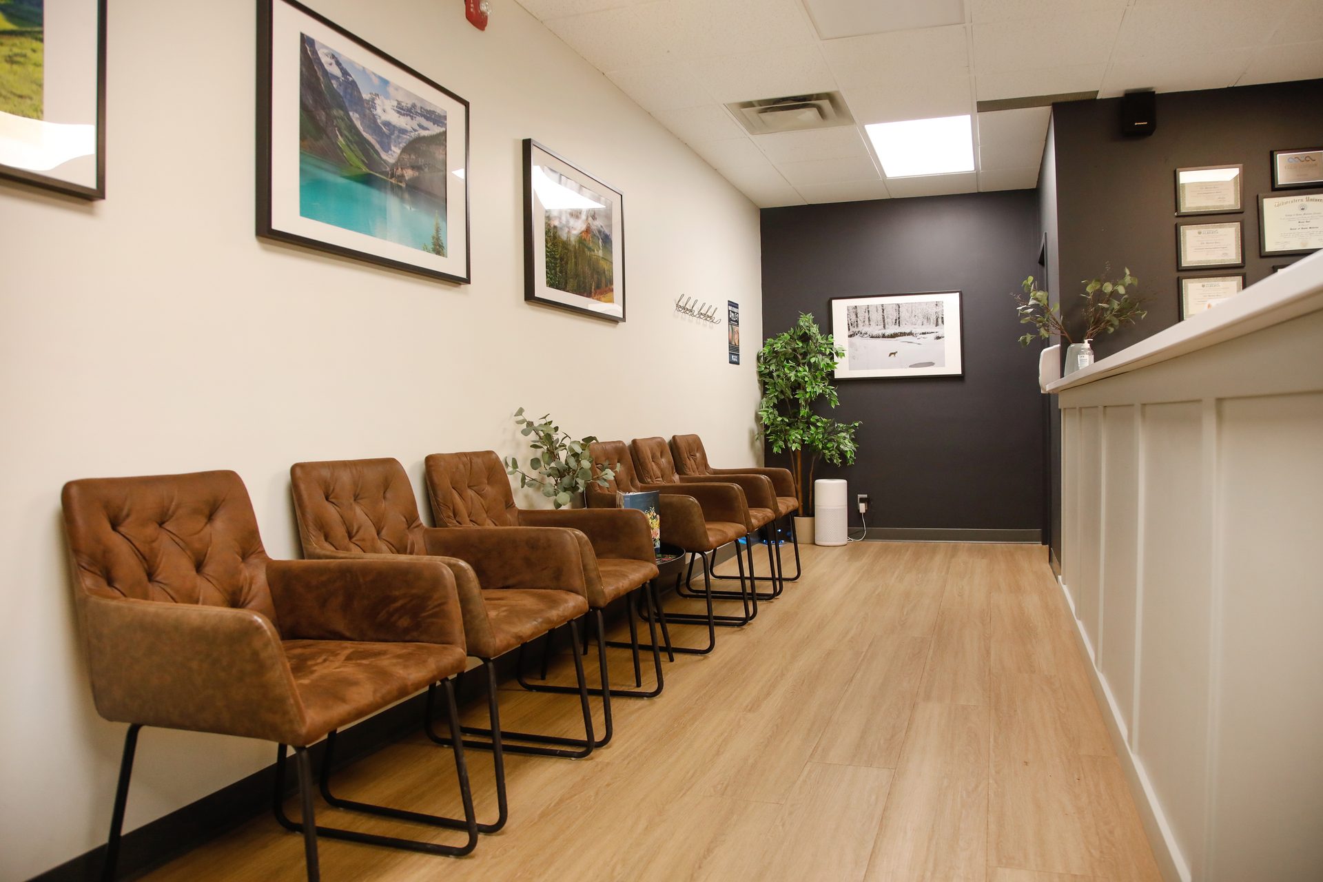 Fish Creek Dental waiting room
